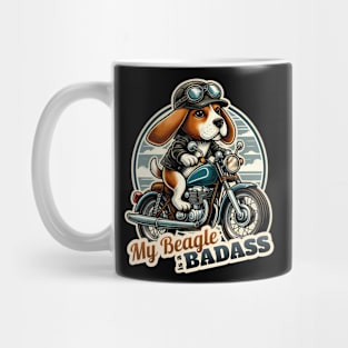 Beagle Biker Mug